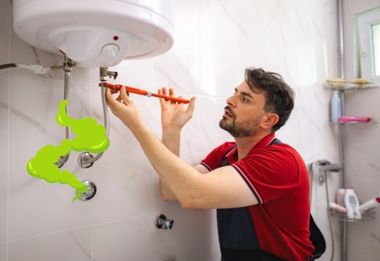 exemple de mauvaise odeur d'un chauffe eau