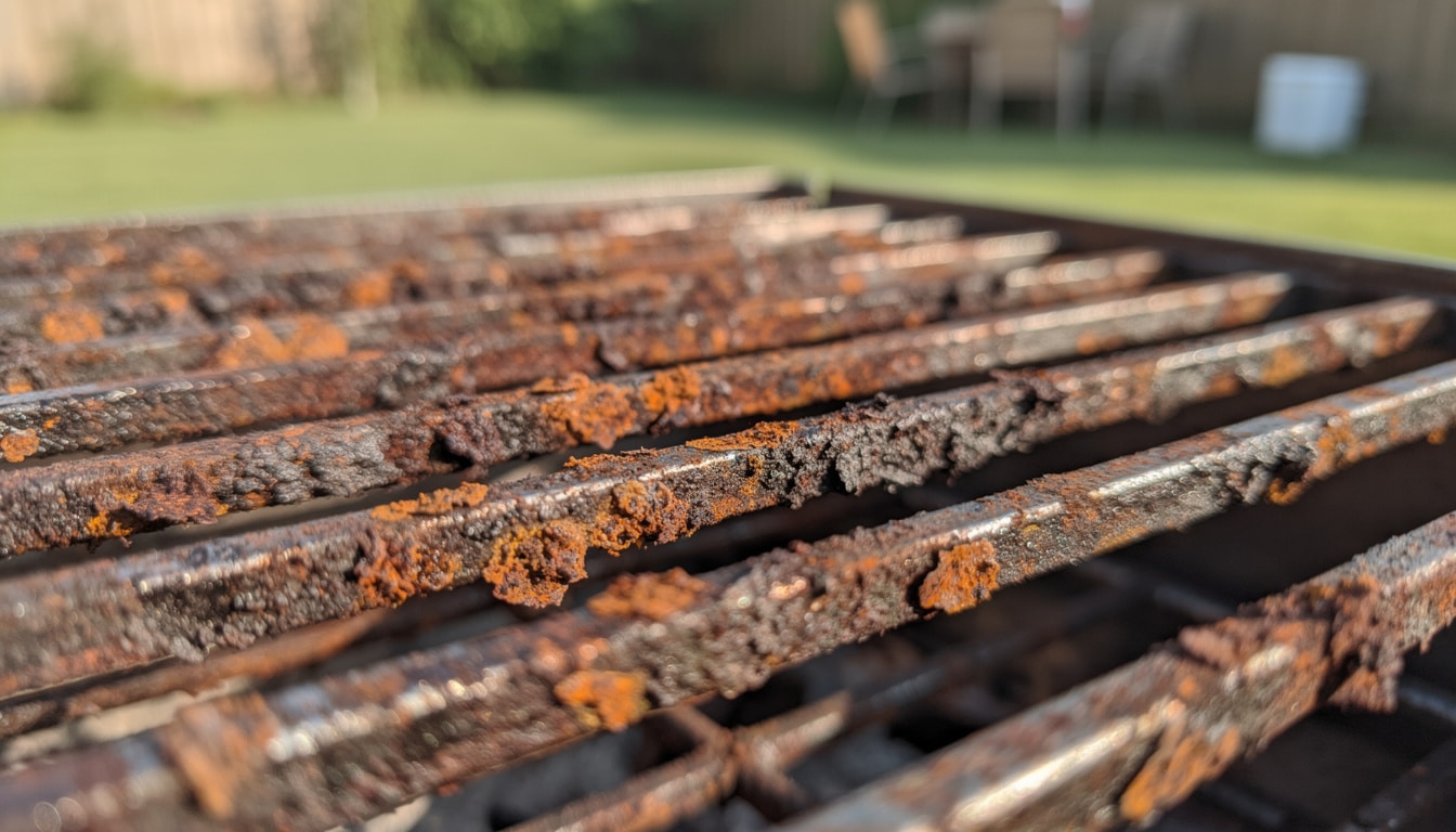 découvrez pourquoi une grille de barbecue rouillée peut être dangereuse pour votre santé et comment éviter les risques liés à la rouille lors de vos repas en plein air.