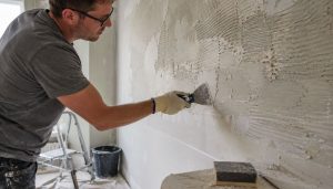 Travaux de rénovation intérieure en cours