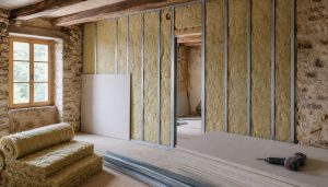 Rénovation intérieure d'une pièce rustique