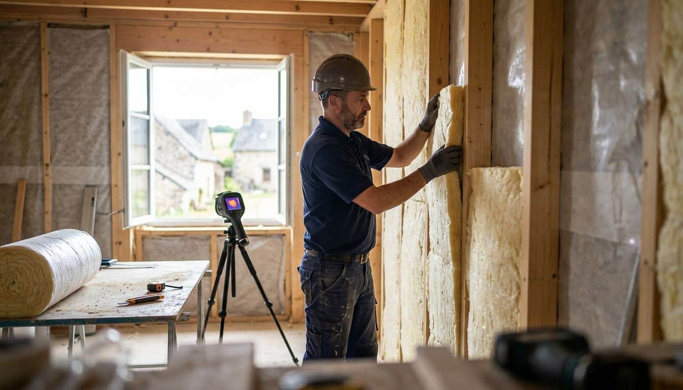 isolation thermique d'une maison