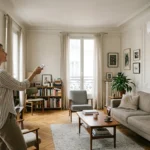 Climatiseur mural Daitsu installé dans le salon d’une maison française