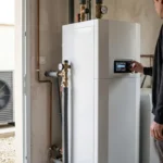Réglage de l’appoint électrique sur une pompe à chaleur Atlantic dans une maison