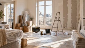travaux dans un appartement à paris